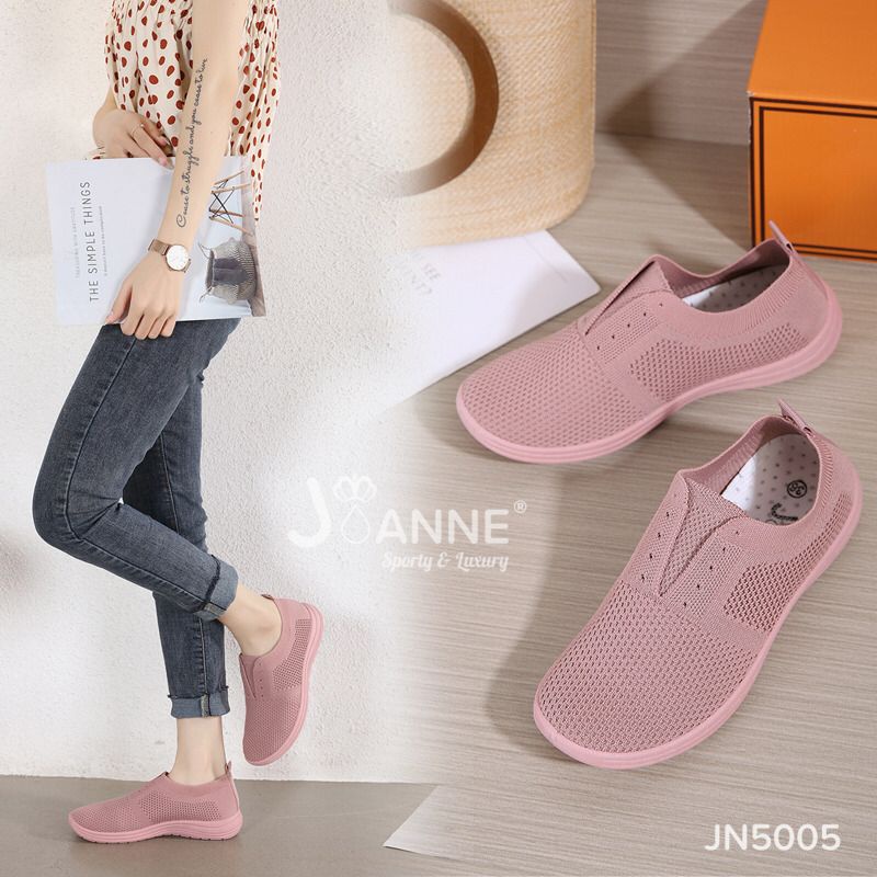 JOANNE FlyKnit Flat Shoes #JN5005 ORIGINAL