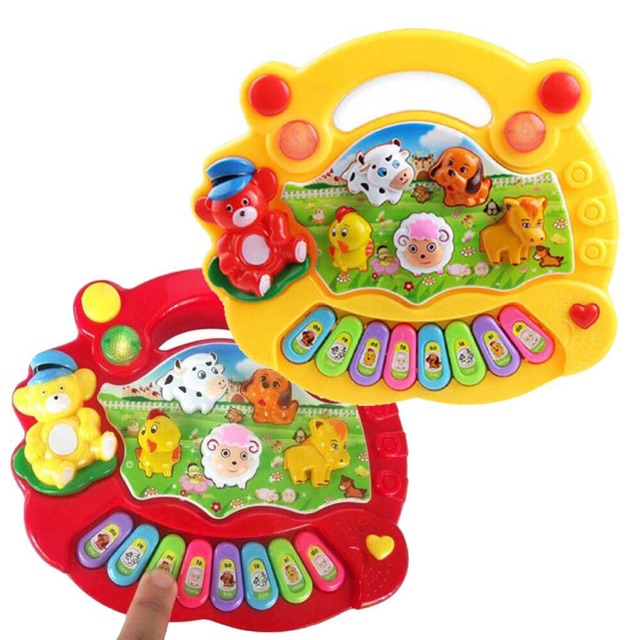 Toy Studio Animal Musik Piano 8 Tombol + 5 Tombol Hewan