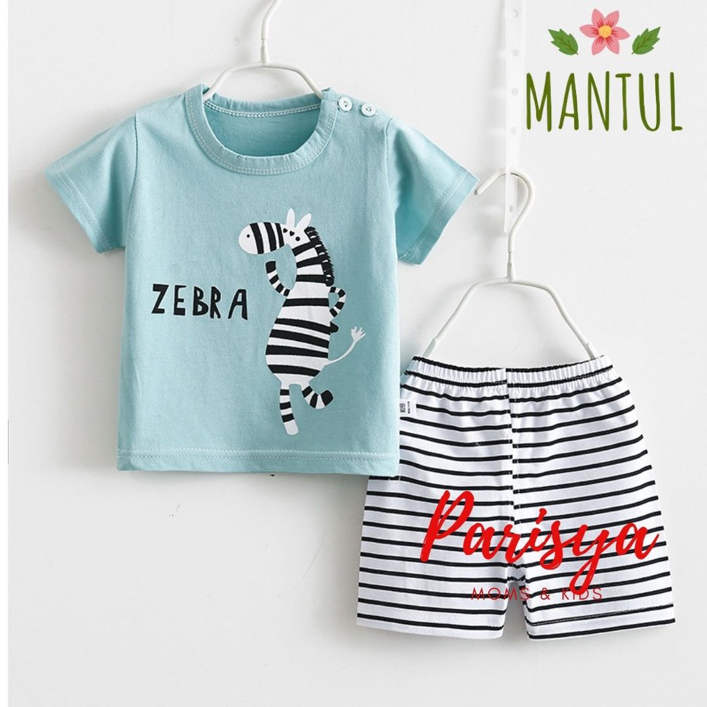 0-18 Bulan Setelan Harian Bayi Mantul / Pakaian Bayi / Jumper Import Anak (Parisya SHI-07LY)-SHI-07V
