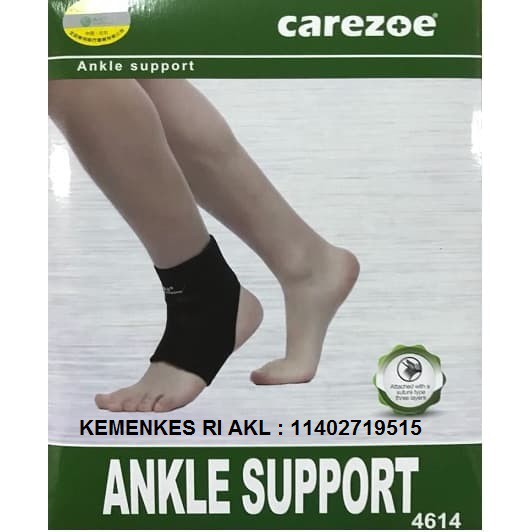 Ankle Support / Pelindung Tumit / Carezoe / Deker Tumit / 4614 Black