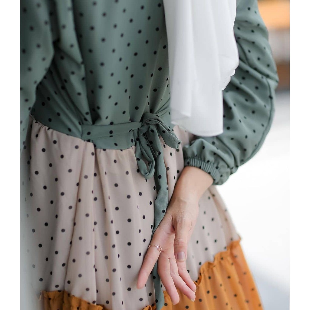 day27_shop / [COD] Yuki Dress / Dress Muslim Wanita Terbaru / Dress Cantik Model Terbaru / CH 1