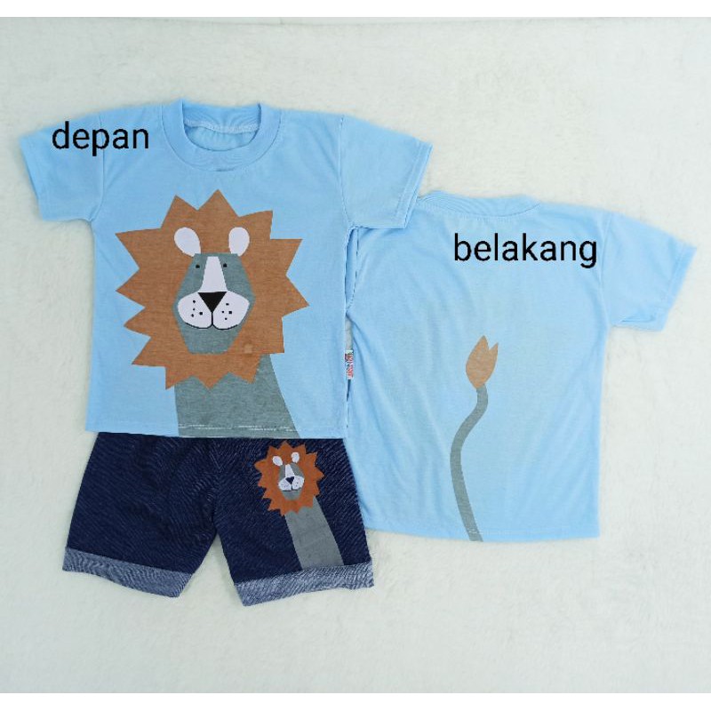 [Ss-8050] Pakaian Anak Laki-laki size 1-2tahun, Baju Kaos Anak, Setelan Anak Casual Murah Keren