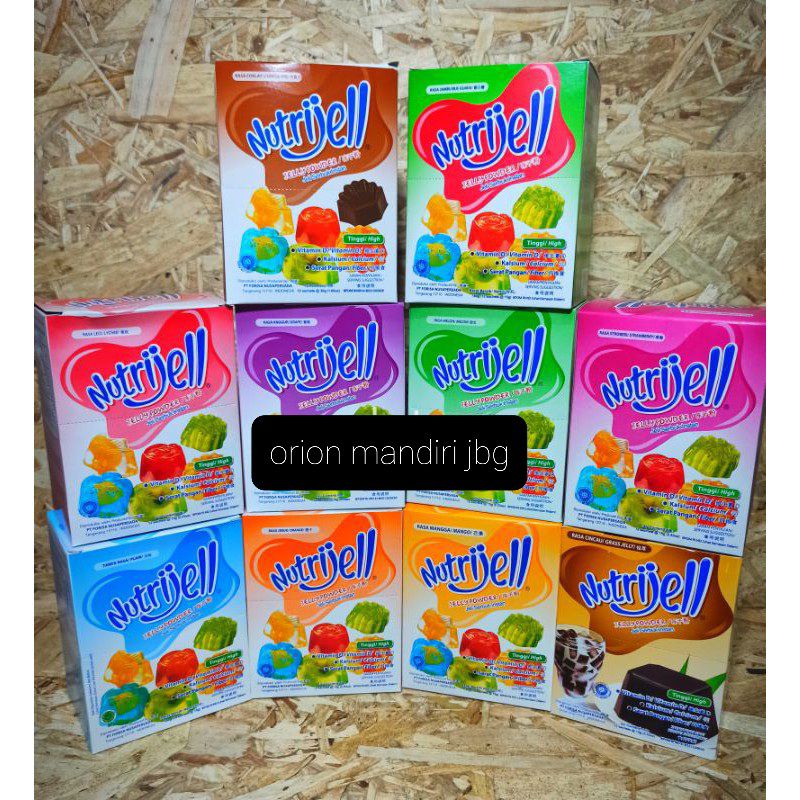 

JELLY NUTRIJEL , JELLY BUBUK , SERBUK JELLY 1PACK/KOTAK