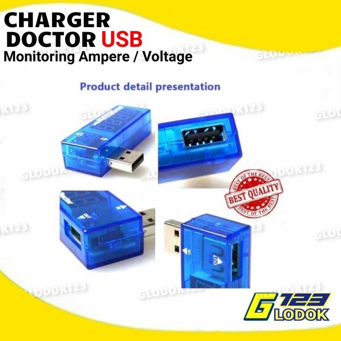 USB Charger Doctor Pengukur Amper Voltmeter Tester