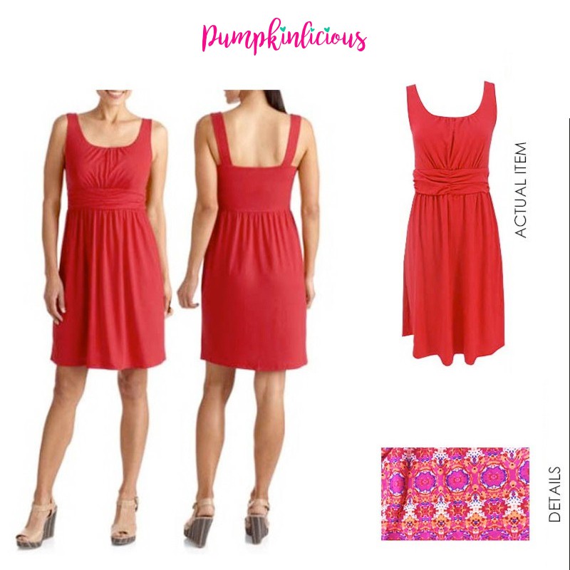 Pumpkin Dress Pendek Wanita Mini Dress Merah Flip Flop Red Dress terusan wanita casual