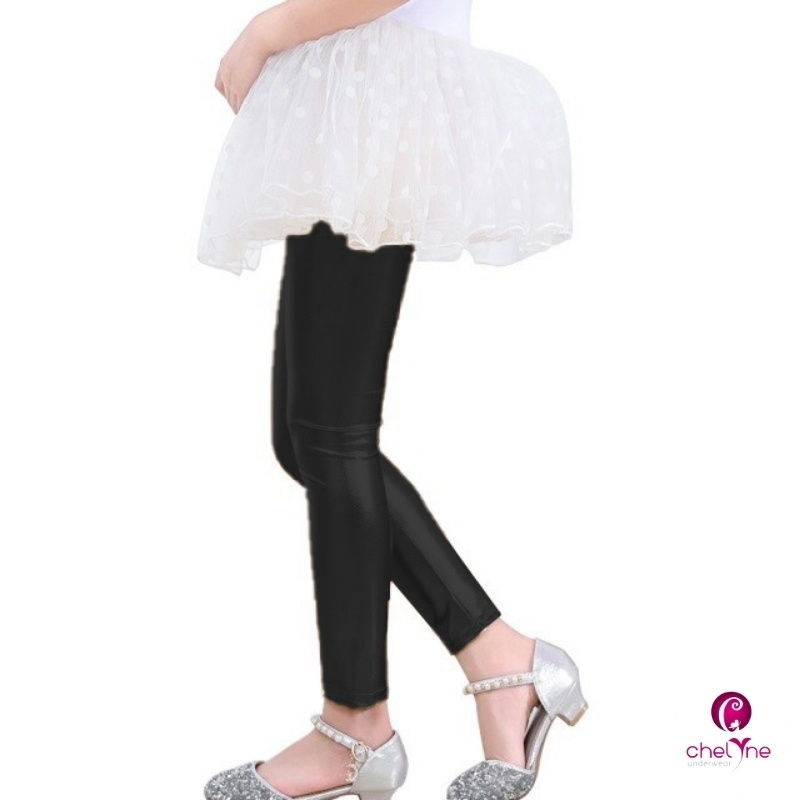 Chelyne Kids Legging Panjang Kilap Deline By Chelyne - Celana Panjang Anak