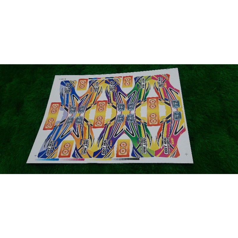 Stiker Kertas Miniatur Dump Truck Stiker Truck Oleng Mainan