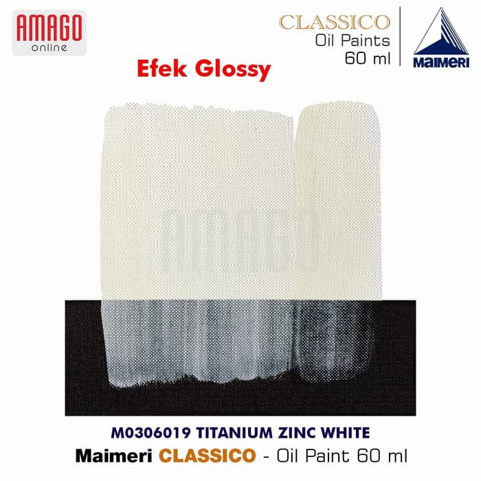 MAIMERI CLASSICO - OIL PAINT - TITANIUM ZINC WHITE - 60ML - M0306019