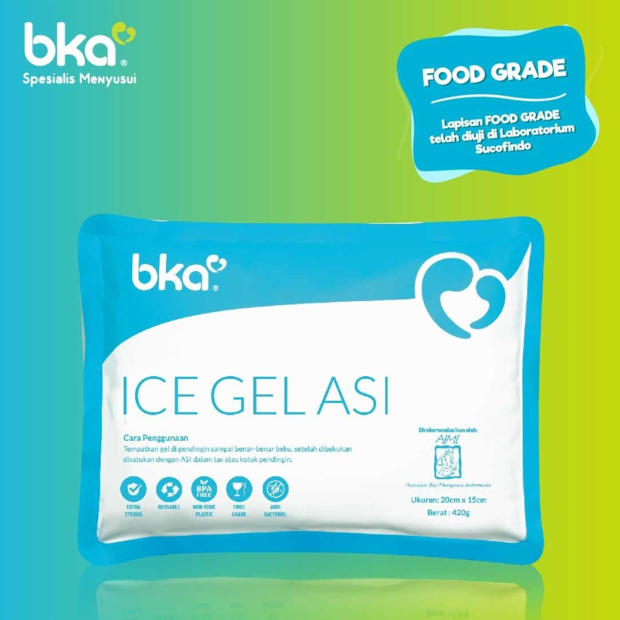 BKA Ice Gel 420gr / Gel Pendingin ASI / Ice Gel Menjaga Suhu Tetap Dingin