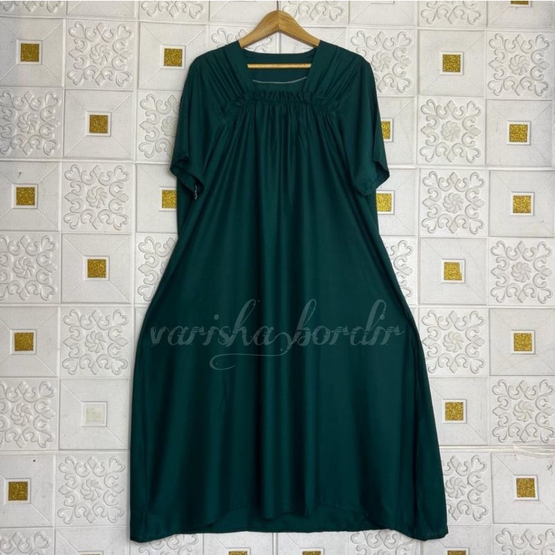 VANIA MIDI DRESS JUMBO bahan katun rayon /Dress Laila Polos Rayon Premium