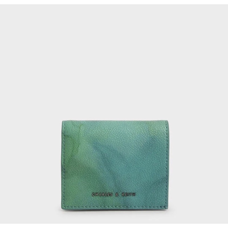 C Front Flap Watercolour Print Small Wallet