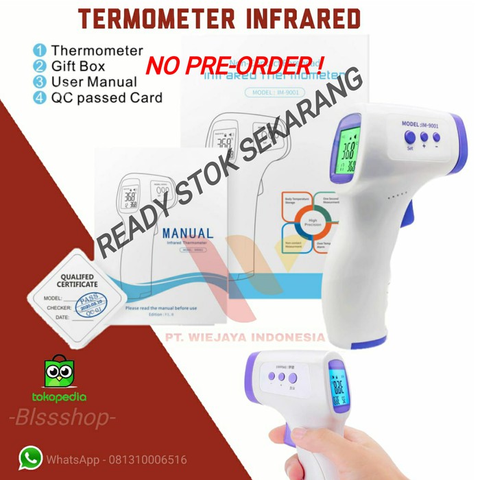 Termometer Infrared Termometer Termometer Infrared Digital Ready Stock Limited