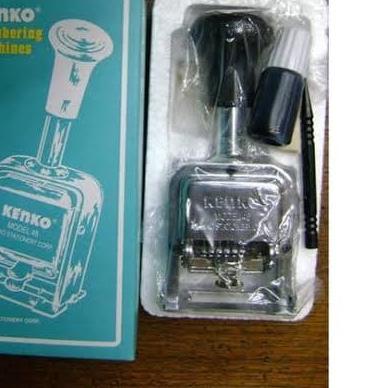 

➪ KENKO Numerator 6digit/Automatic Number Machine/Stempel Angka Otomatis ♩