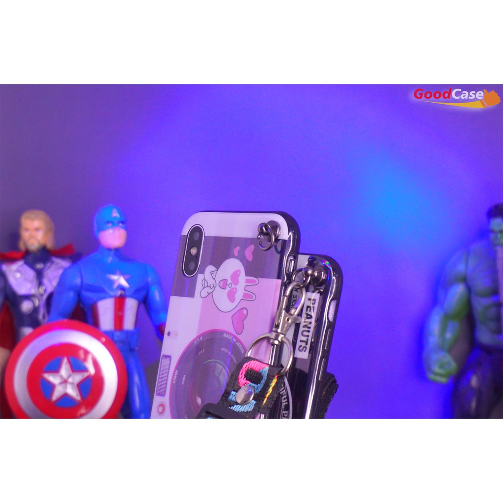 GoodCase - Hard Case Vivo S1 Pro/ V17 | V9 | V15 | V15 Pro | V17 Pro Motif Camera Plus Tali Hp Dan Popsocket