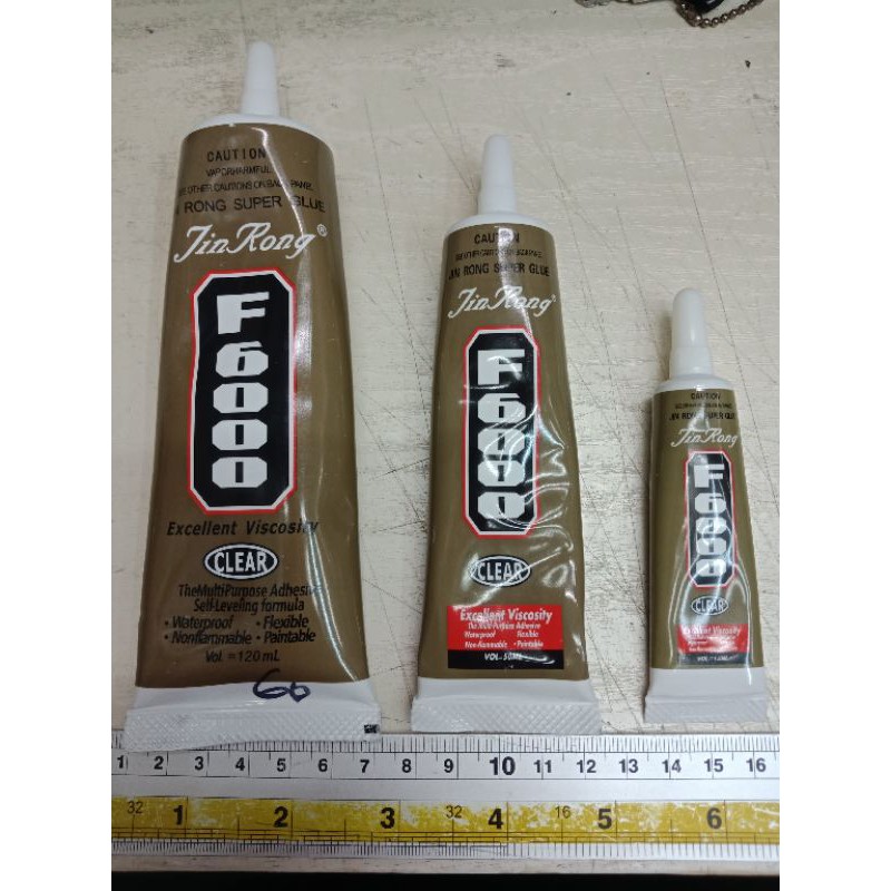 lem clear F6000 /super glue/ multi-purpose adhesive / lem payet / lem baju / lem batu