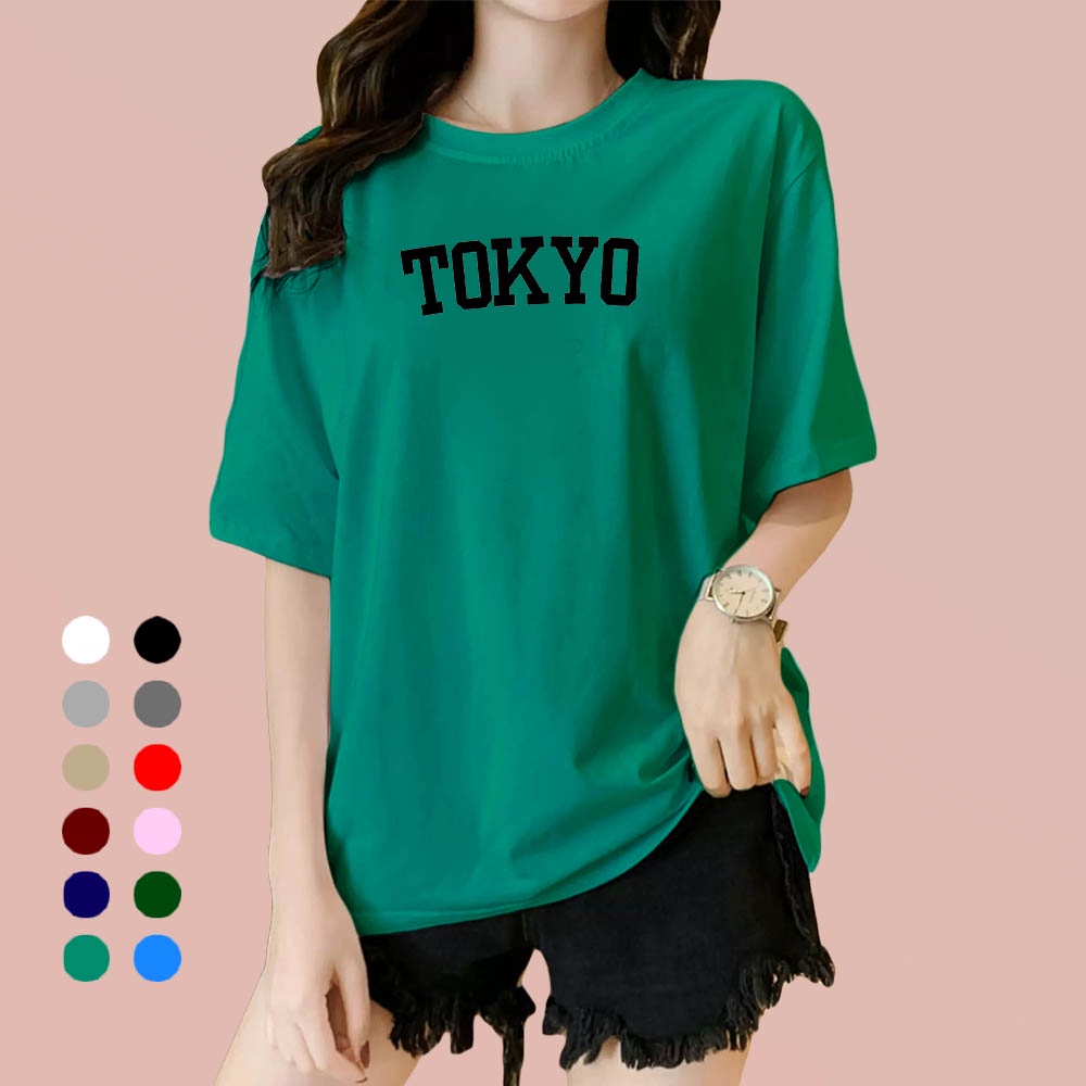 Kaos Wanita Tokyo / Kaos Soft Katun / Atasan Wanita - Pria (Unisex)