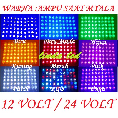 LAMPU LED MODUL STRIP 6 MATA 6WATT SMD 13620 24 VOLT 6 MATA WATT 24 V 24VOLT  24V WATERPROOF