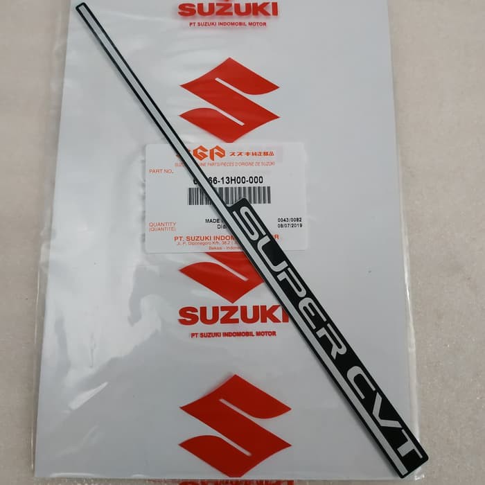 Respati motor - stiker SUPER CVT box filter suzuki skywave/hayate original SGP