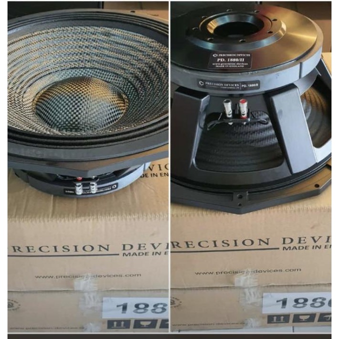 Speaker Component PD 1880 II PD1880 18 inch Voice coil 5 inch 2000 wat