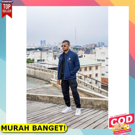 The Bojiel Jaket Parasit Pria Distro Keren Two Pocket Terbaru 2021 Triple F Coach Jacket End Of Time