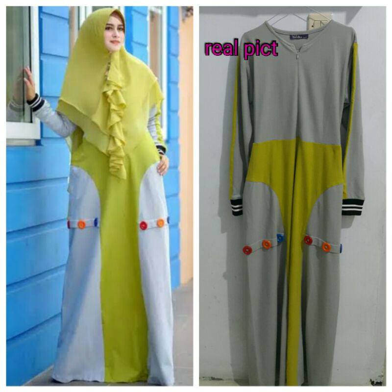 pl dress/gamis original viendra syari preloved branded secon/bekas
