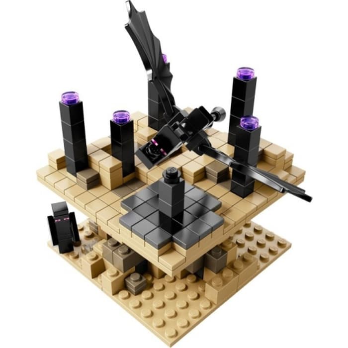 Lego Minecraft 21107 The End Micro World Ender Dragon Portal - lego ender world roblox