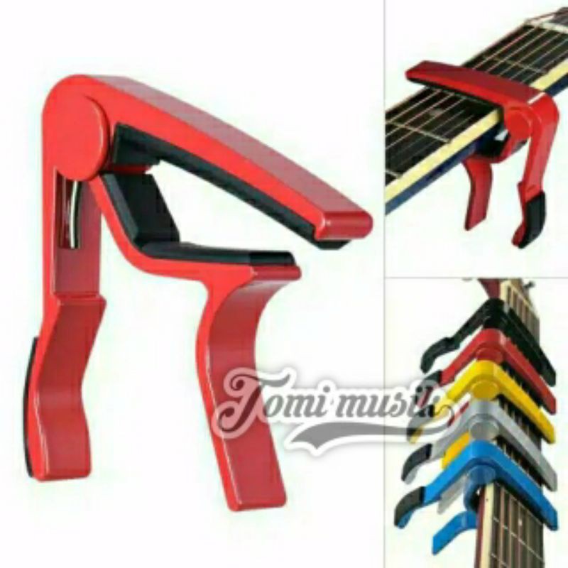 CAPO GITAR ORIGINAL LOGAM BAJA KUALITAS TERBAIK akustik elektrik ukulele