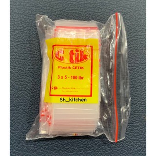 Jual Plastik Klip Ctik X X X X Isi Lembar Plastic Ziplock