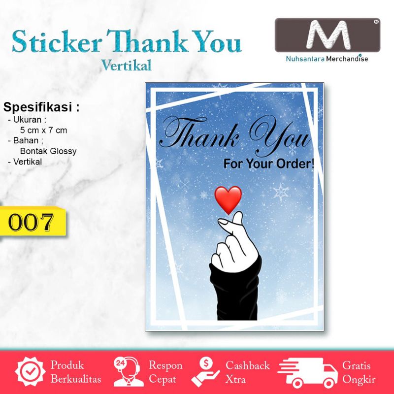 

Stiker Thank You / Stiker Segel Label Terimakasih Pengiriman Paket Olshop