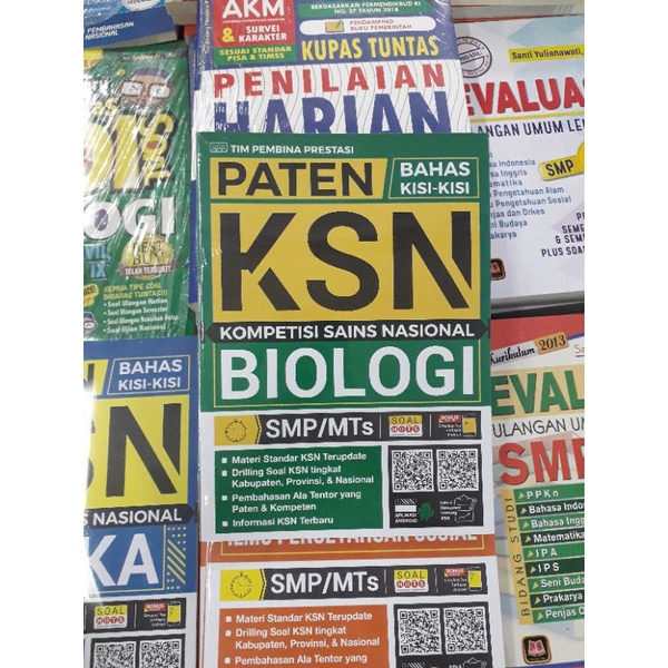 Jual BUKU PATEN BAHAS KISI KISI KSN BIOLOGI SMP MTS | Shopee Indonesia