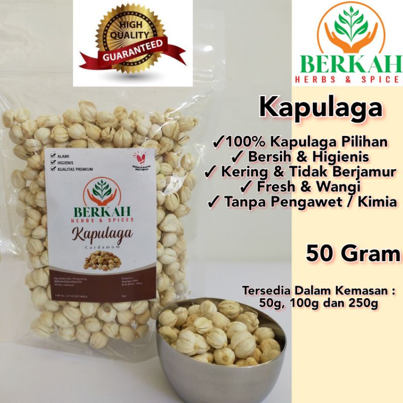 

Kapulaga Putih Lokal 50 gr Rempah Jsr Cardamom Kualitas Pilihan Terbaik