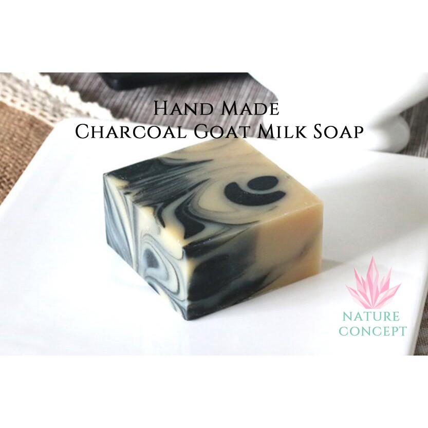 Sabun Cuci Muka Unik Bamboo Charcoal Goat Milk Soap Handmade soap