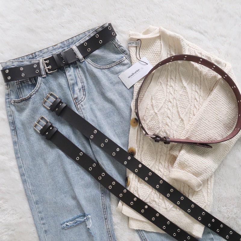 EYELETS STRADY BELT