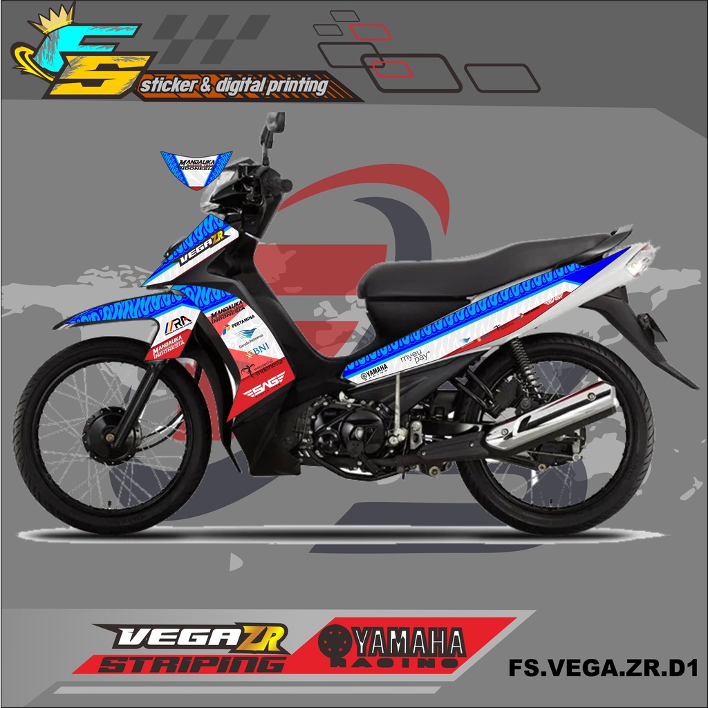 STRIPING LIST VARIASI VEGA ZR MANDALIKA D1
