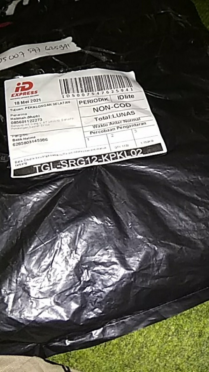 Batik Couple Keluarga Sania Ruffle Ori Ndoro Jowi Dnt Mataram