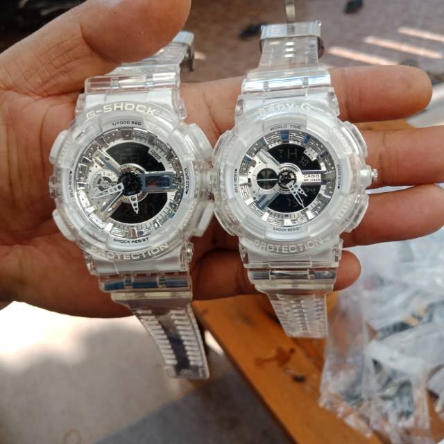 Ready Jam tangan gs-shock couple ga-110 transparan