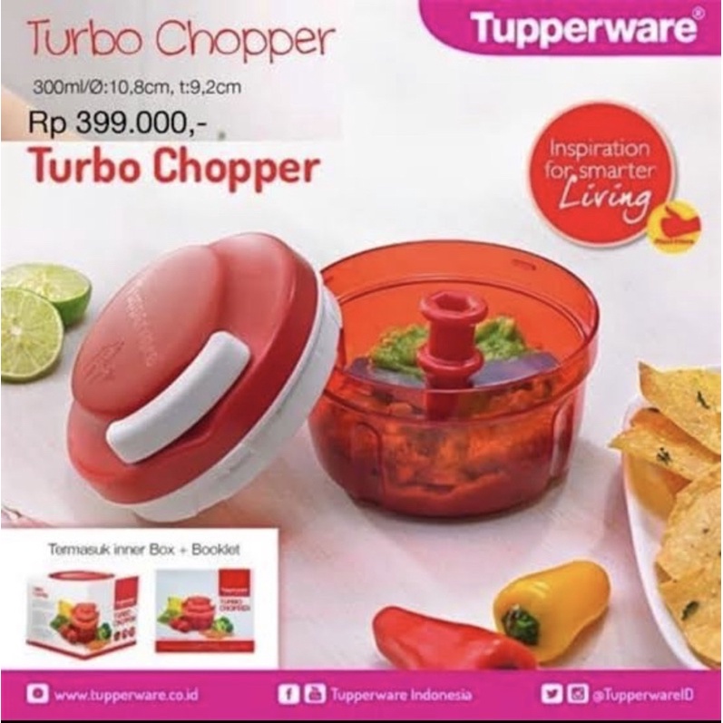 Tupperware Turbo Chopper / Chopper Tanpa Listrik Tupperware
