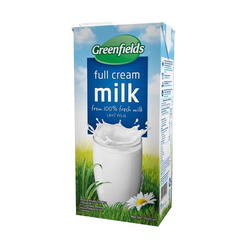 

Greenfields UHT full Cream 1 Liter/ 1000 mL