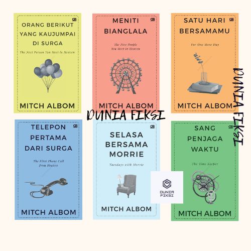 Buku Mitch Albom "Orang Berikut, Meniti Bianglala, Satu hari bersamamu, Selasa Bersama Morrie, Sang 