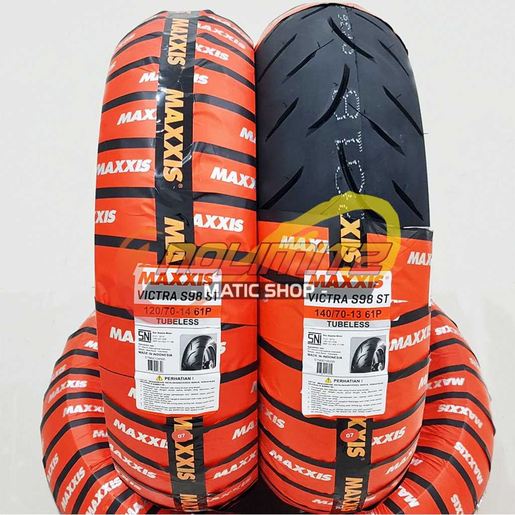 Ban Maxxis Victra Depan Belakang 120/70 - 14 &amp; 140/70 - 13 ADV 150 160 PCX 160