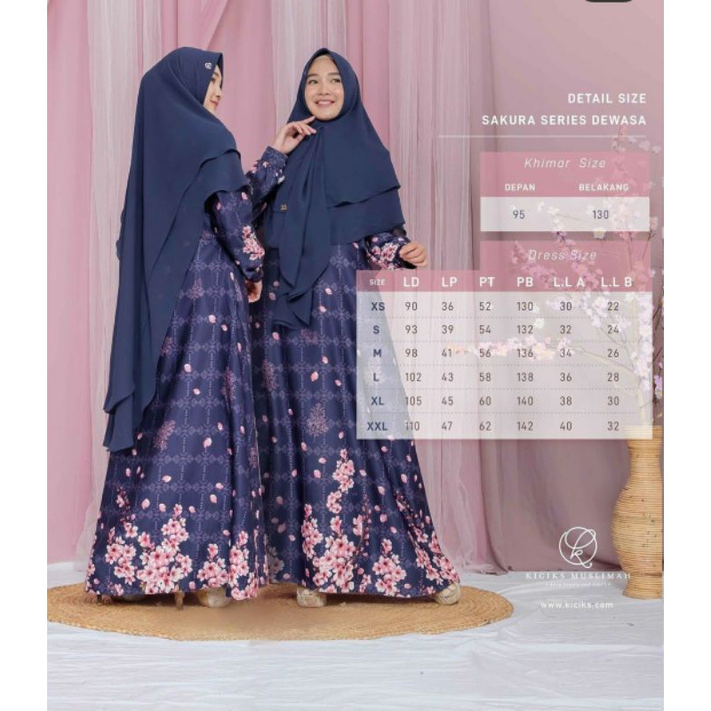 sakura series sarimbit by kiciks muslimah