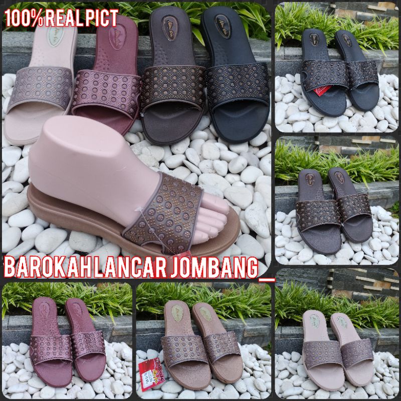 SANDAL SLOP WANITA NEW ERA LB E 1512 SIZE 37-41 100% ORIGINAL BY NEW ERA