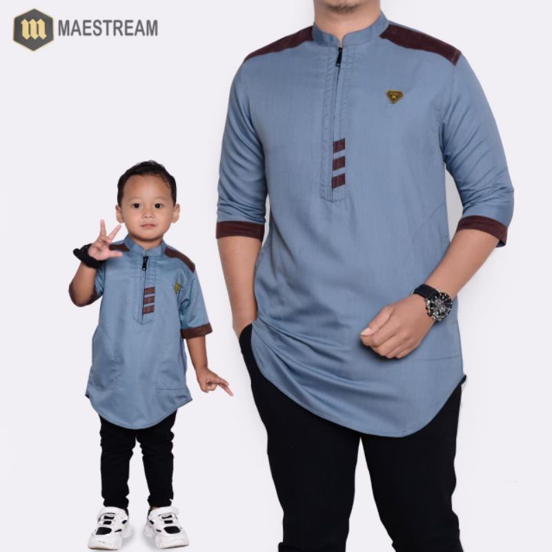 BAJU KOKO PAKISTAN QURTA COUPLE AYAH ANAK ORIGINAL MAESTREAM PREMIUM MURAH