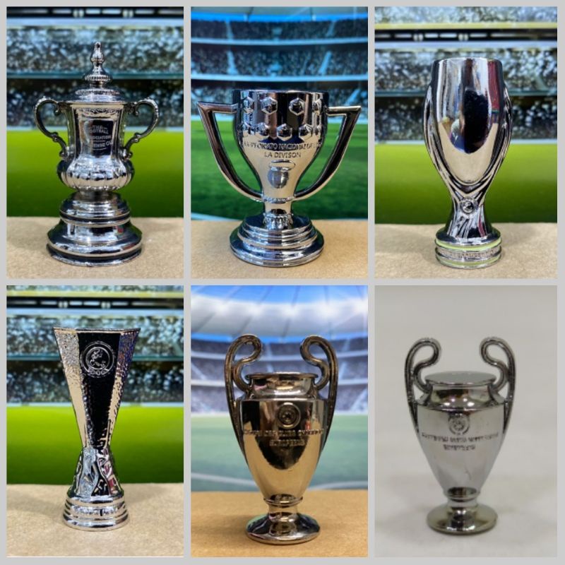 Figur Miniatur Trofi / Piala NBA / Piala Euro / Piala World Cup / Piala Golden Boots / Piala FA / Piala La Liga / Piala Champions League / Piala Liga Inggris / Mini Trophy