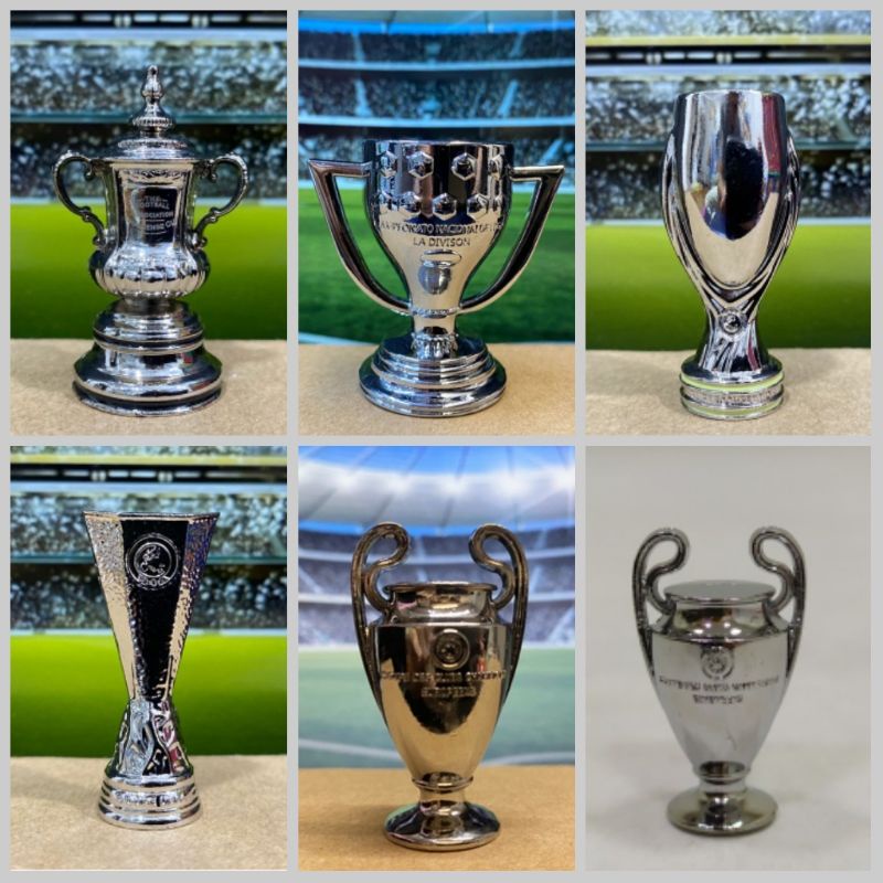 Figur Miniatur Trofi / Piala NBA / Piala Euro / Piala World Cup / Piala Golden Boots / Piala FA / Piala La Liga / Piala Champions League / Piala Liga Inggris / Mini Trophy