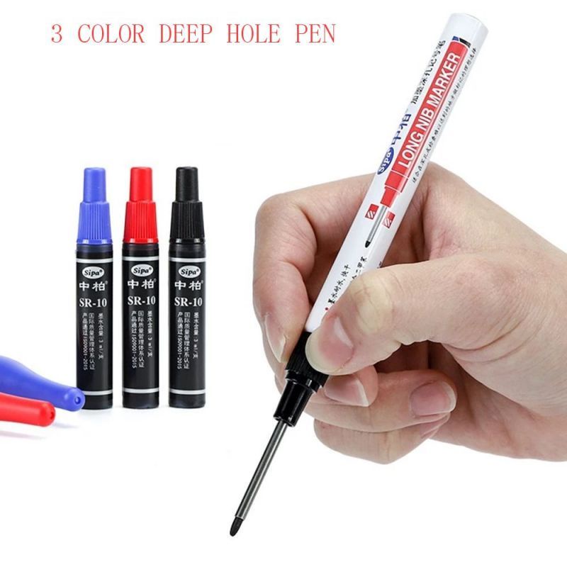 1pc Pen Marker Multifungsi Tahan Air Ukuran 20mm Untuk Pengerjaan Kayu / Metal / Mobil