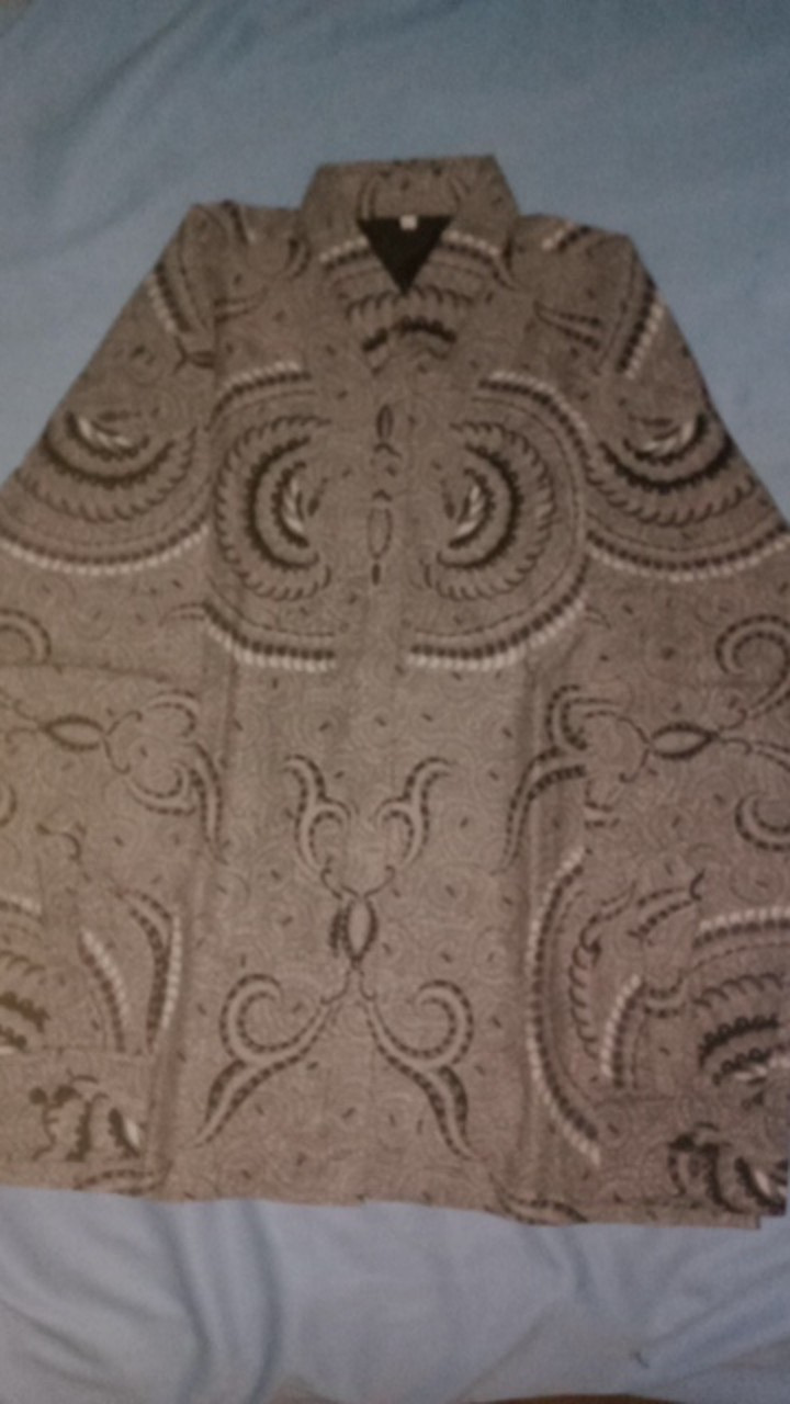 Babon Angrem Mocca Kemeja Batik Pria Full Furing Bahan Katun Primisima