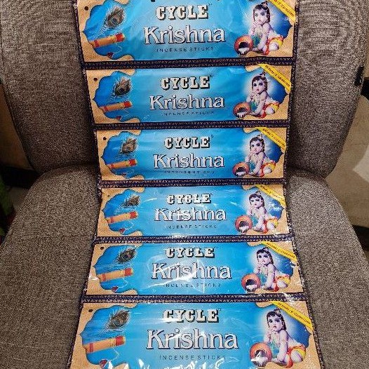 Pouch Plastic Krishna Incense