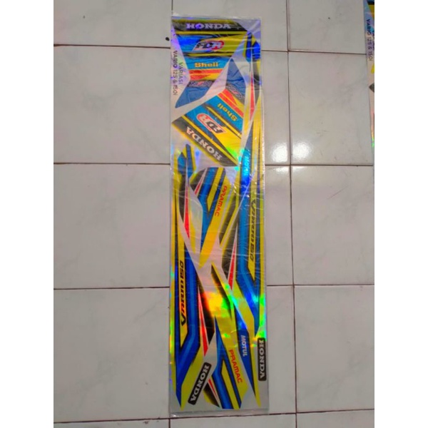 HOLOGRAM VARIO 125 150 LED 2015-2018 STRIPING STICKER DECAL VARIO 125/150 LED VARIO 125/150 LAMA