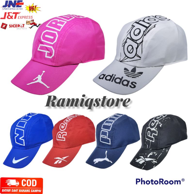 topi sport/topi olahraga/topi senam/topi joging/topi zumba/topi anti air